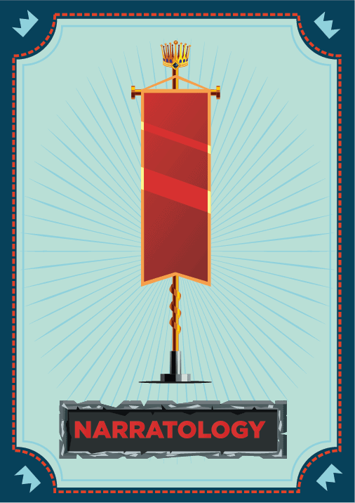 You've mastered the art of Narratology, the study of stories. In this case, the study of stories for learning through games. Breaking down stories to weave in meaningful learning opportunities is a practice that must be mastered. The complex stories used in game-based learning require an understanding of what the player control versus designer control looks like in the learning experience.